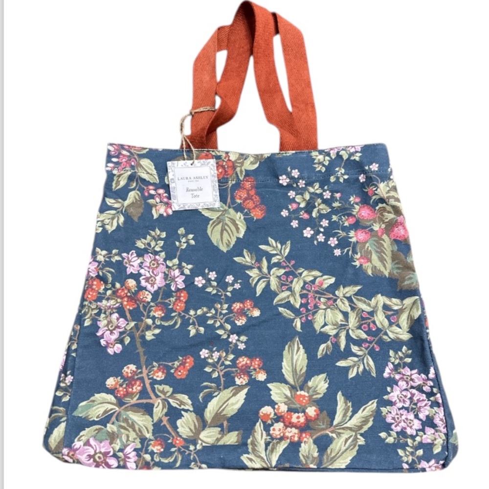 NEW Laura Ashley FLORAL Reusable Tote